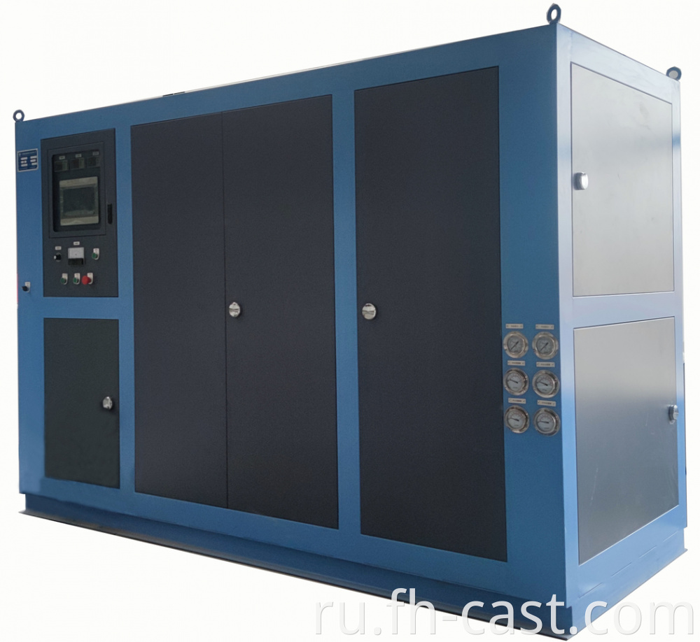 500kg medium frequency induction melting furnace